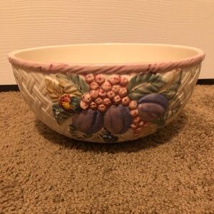Neuwirth hand painted large serving / fruit bowl